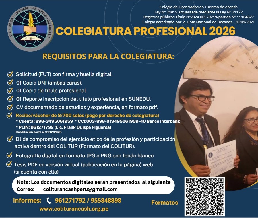 Requisitos Colegiatura