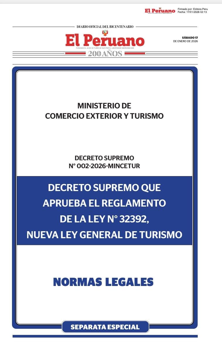 Se oficializa el Reglamento de la Nueva Ley General de Turismo y se fortalece la gestión turística en Áncash