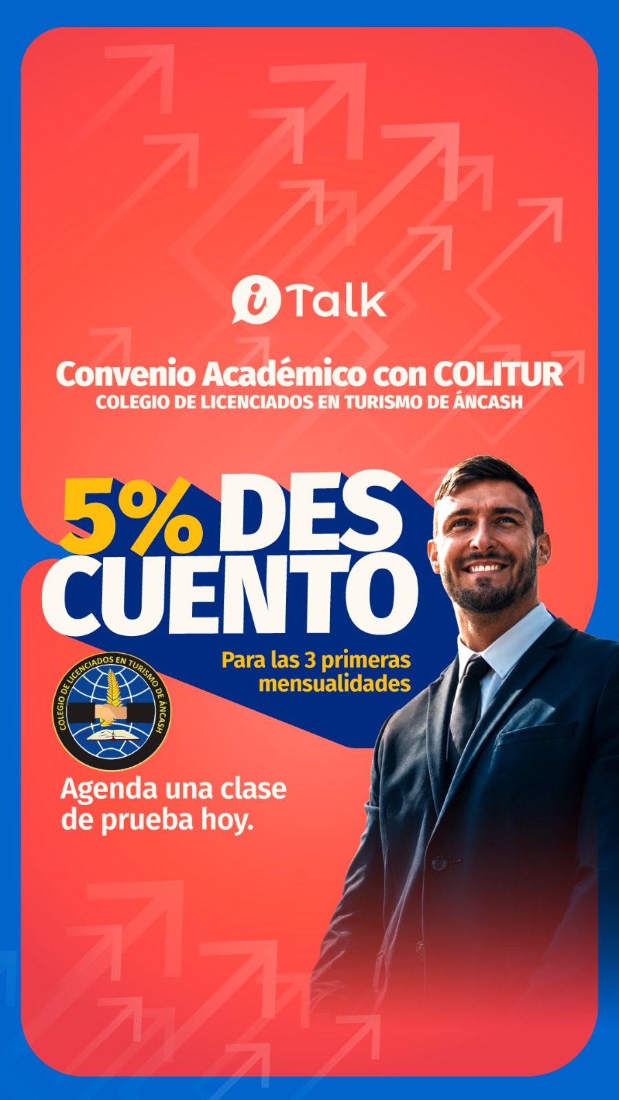 COLITUR ÁNCASH SUSCRIBE IMPORTANTE CONVENIO DE COOPERACIÓN CON iTALK PARA FORTALECER LAS COMPETENCIAS EN EL IDIOMA INGLÉS DE SUS COLEGIADOS